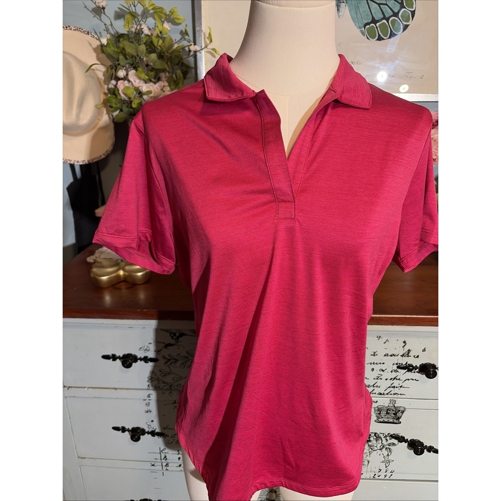 Tommy Bahama Island Zone Hot Pink Golf Polo Shirt Sz Small